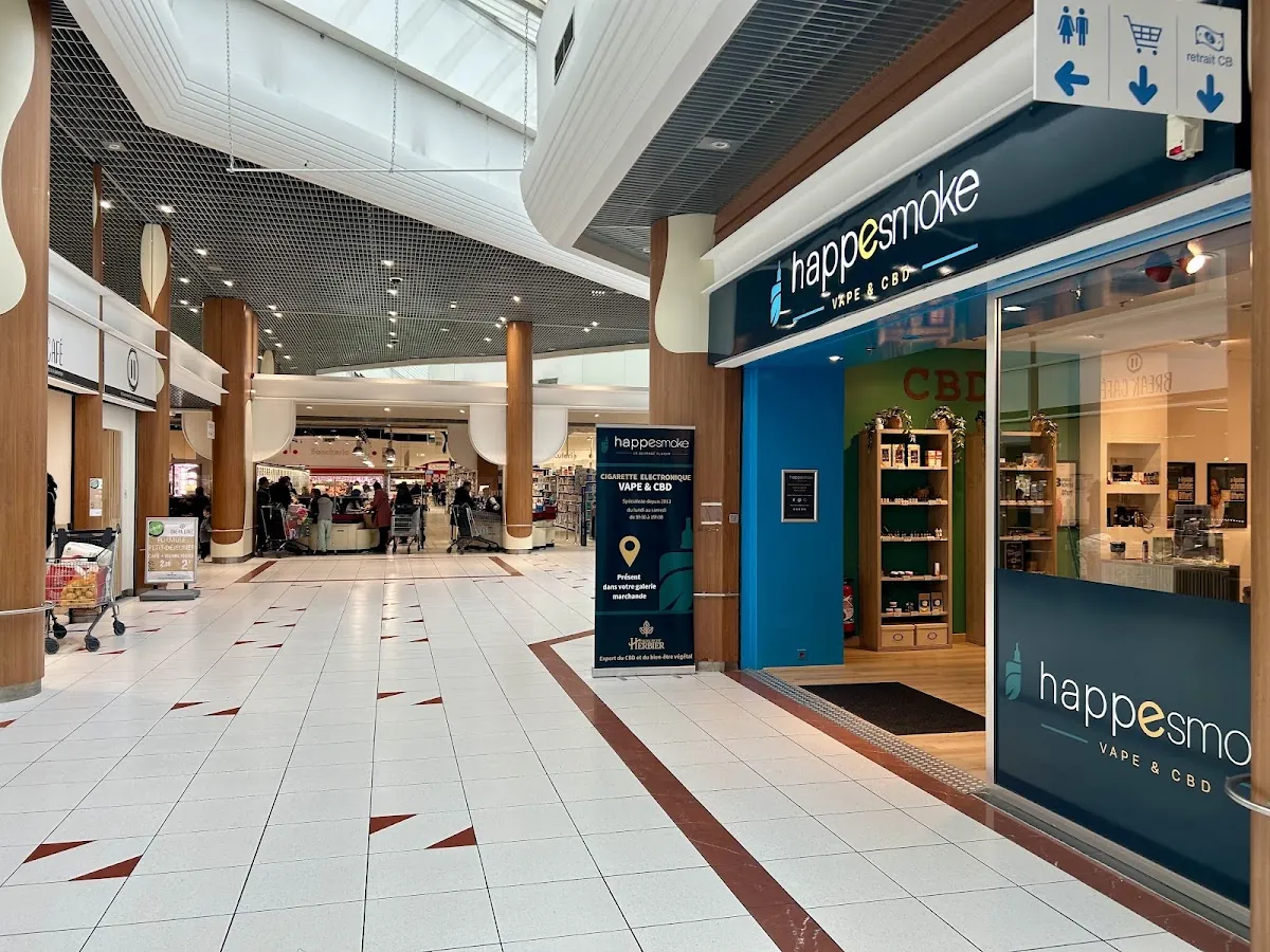 Vitrine du magasin HappeSmoke Vienne